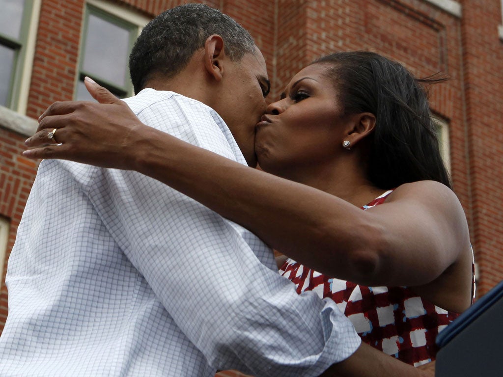 Their first kiss has been given a schmaltzy memorial