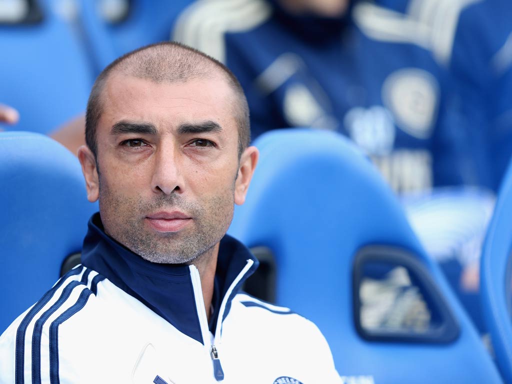 Chelsea manager Roberto Di Matteo