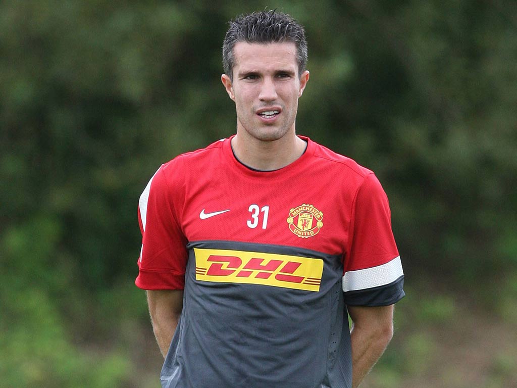 Manchester United striker Robin van Persie