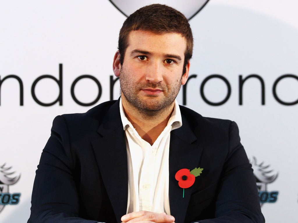 Former London Broncos head coach Rob Powell