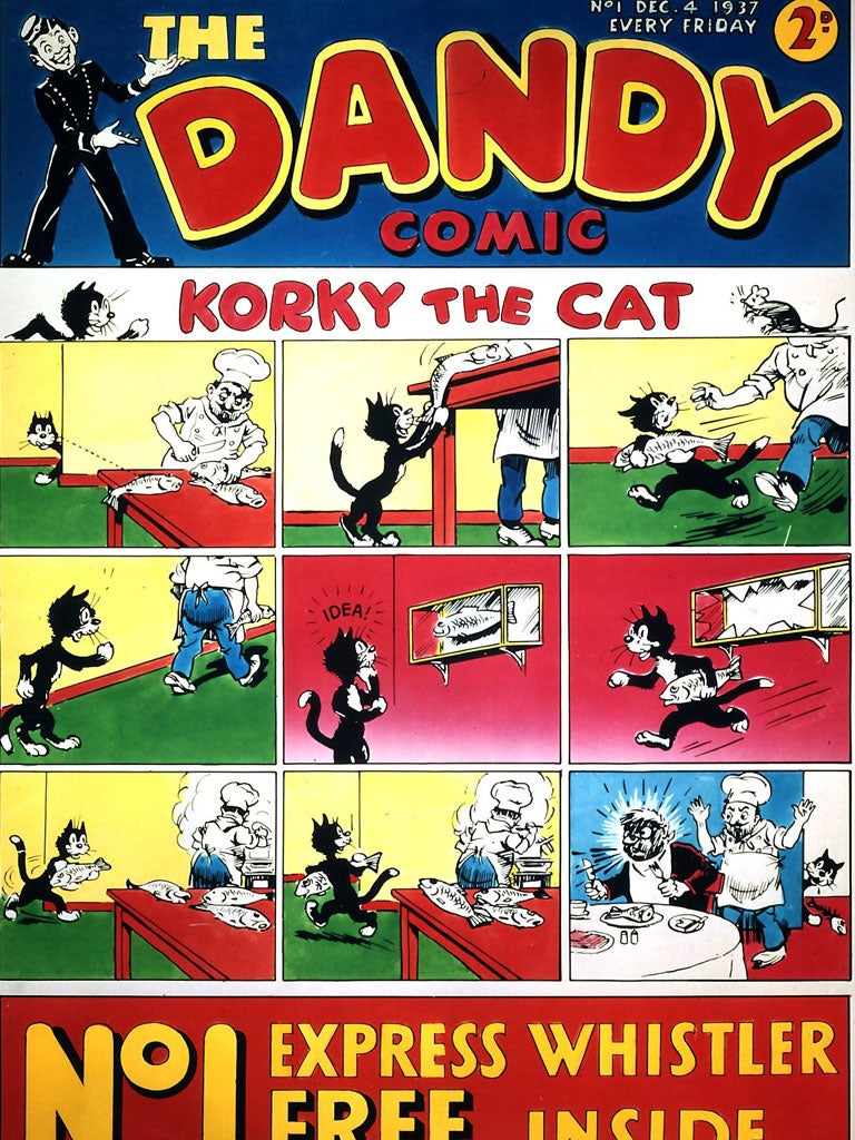 The first ever Dandy comic, 1937