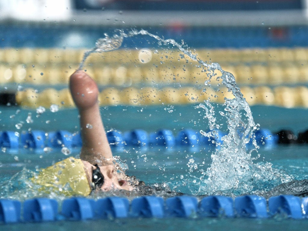 Swimmer Claire Cashmore