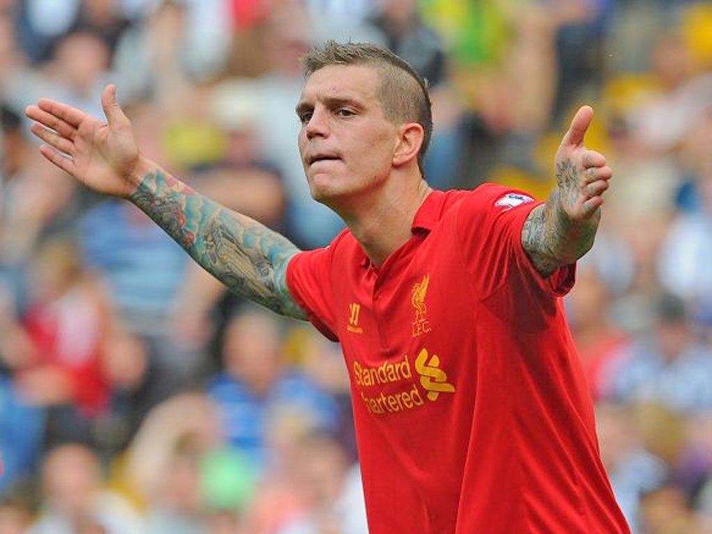 Daniel Agger saw red