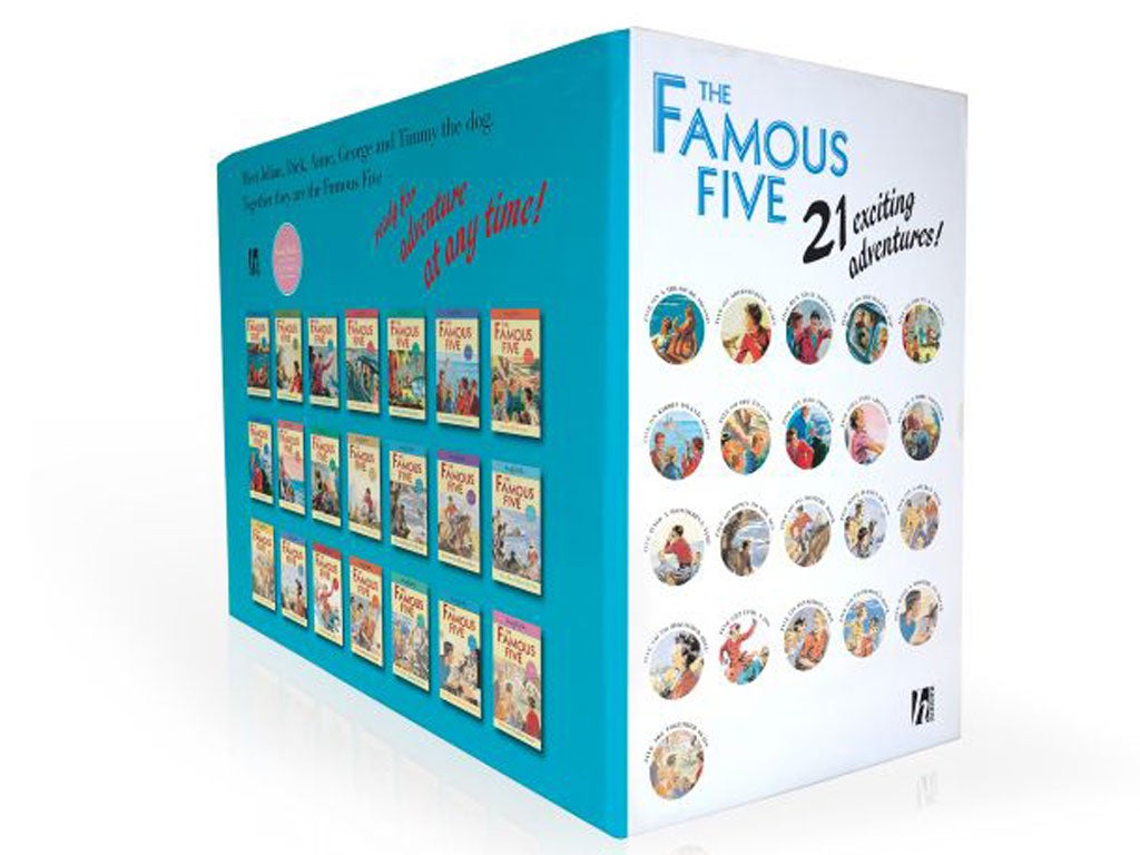 1. Famous Five Classic 21 book box set

£29.99, amazon.co.uk

Transport little ones into a world of adventure with Enid Blyton's books. With lovely artwork, this is perfect to pass down to generations.