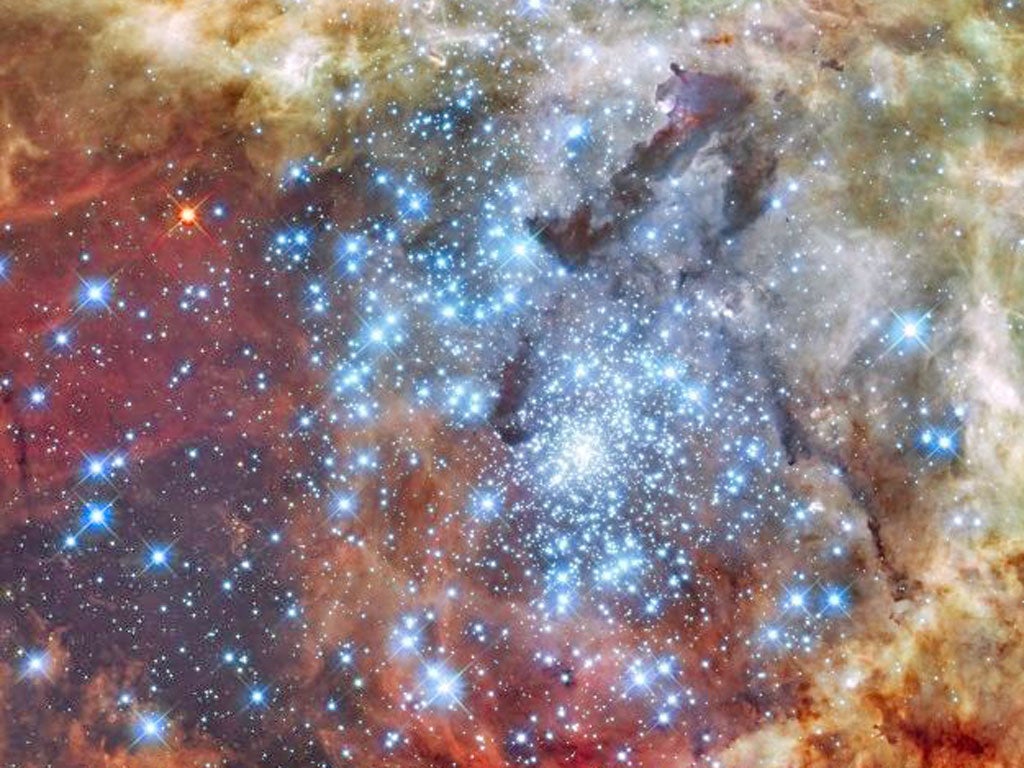 Astronomers using data from NASA's Hubble Space Telescope caught two clusters full of massive stars