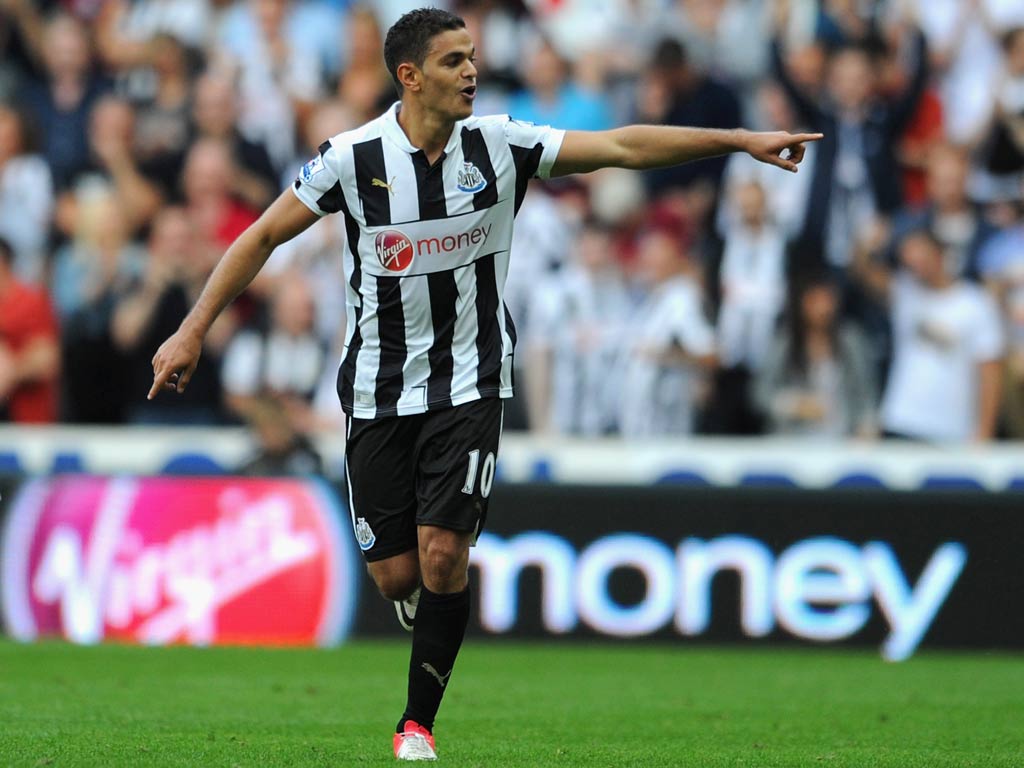 Newcastle midfielder Hatem Ben Arfa