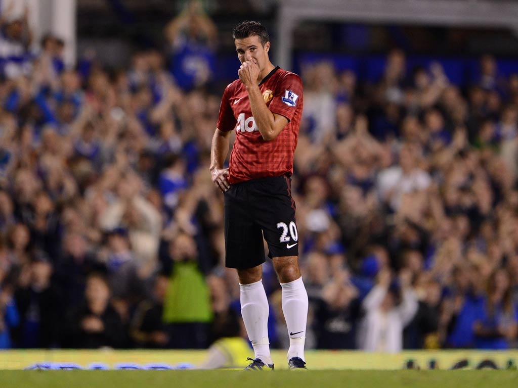 Robin van Persie on his Manchester United debut