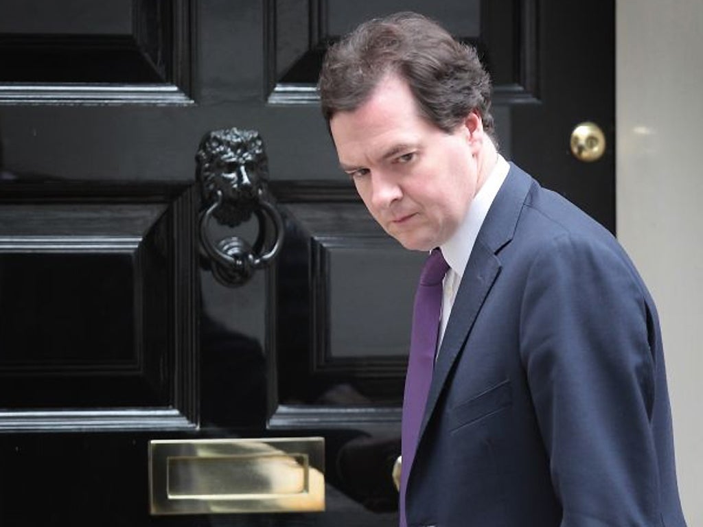 The borrowing figures are a further blow to the Chancellor George Osborne