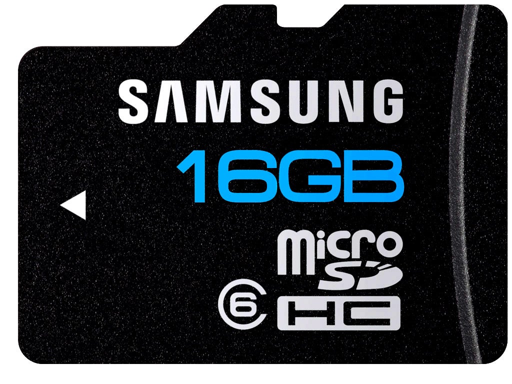 1. Samsung 16GB MicroSDHC memory card

<p>£38.99, samsung-direct.co.uk</p>

<p>Ensure your pictures are safe and this, magnetic-, heat-, humidity- and 1.6-ton-weight-proof memory card.</p>
