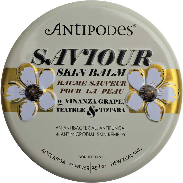 Antipodes Natural Saviour Balm

<p>With anti-bacterial tea tree and antioxidant Vinanza grape.</p>

<p>£28.99, appuru.co.uk</p>