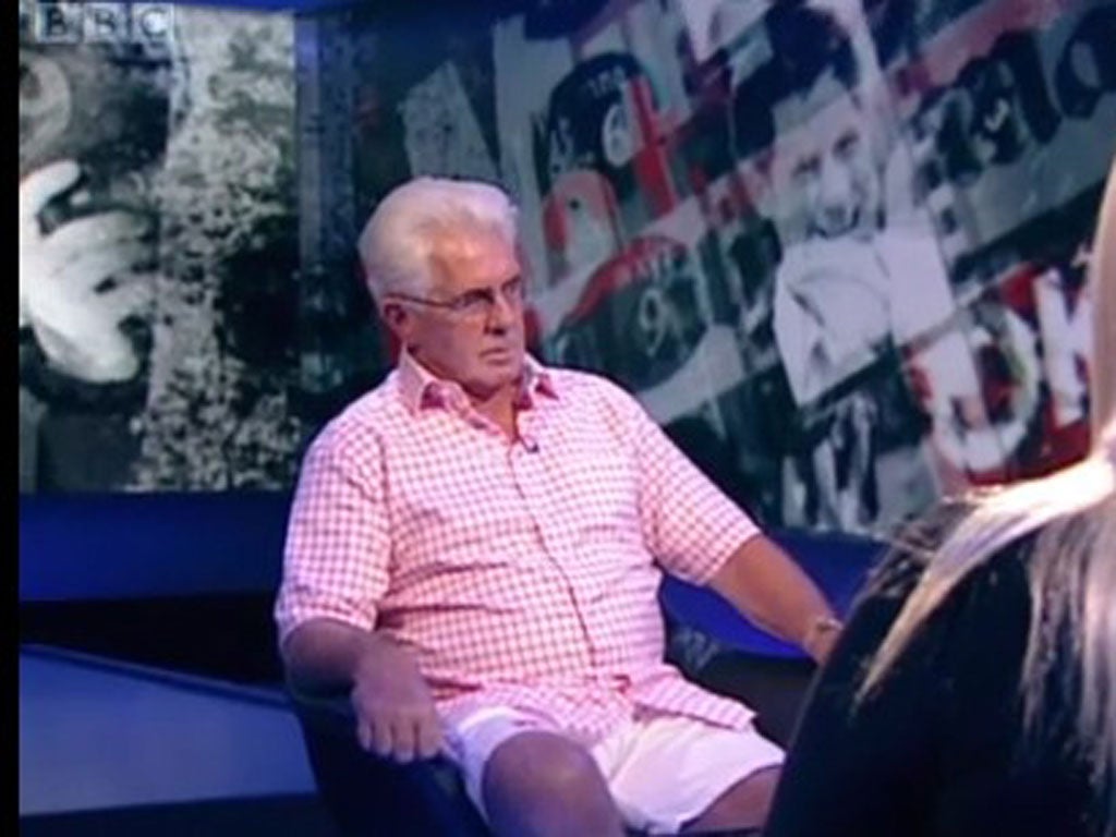 Max caused quite the stir on Newsnight