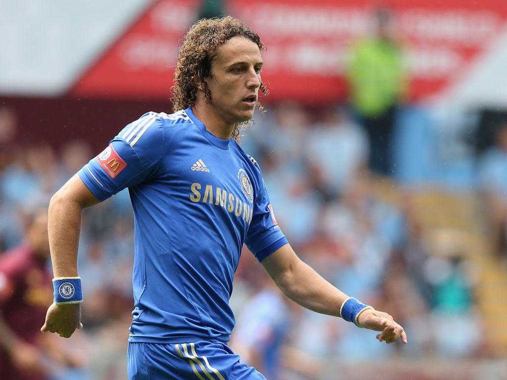 Brazilian defender David Luiz is a £30m target for Barcelon