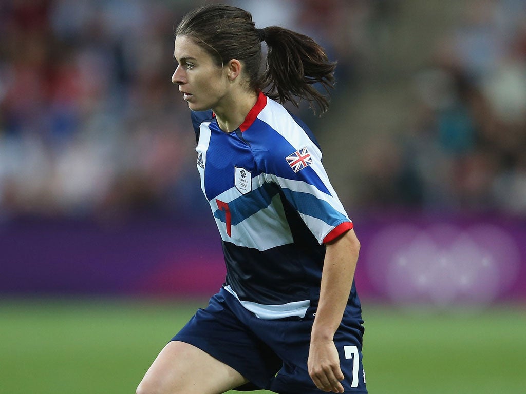 Crowd-puller: Karen Carney scored a spectacular goal for Birmingham