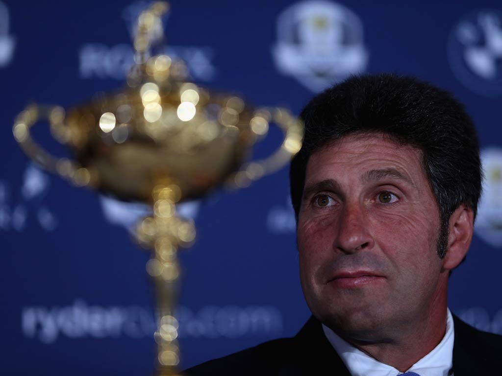 Jose Maria Olazabal, Captain of The European Ryder Cup team