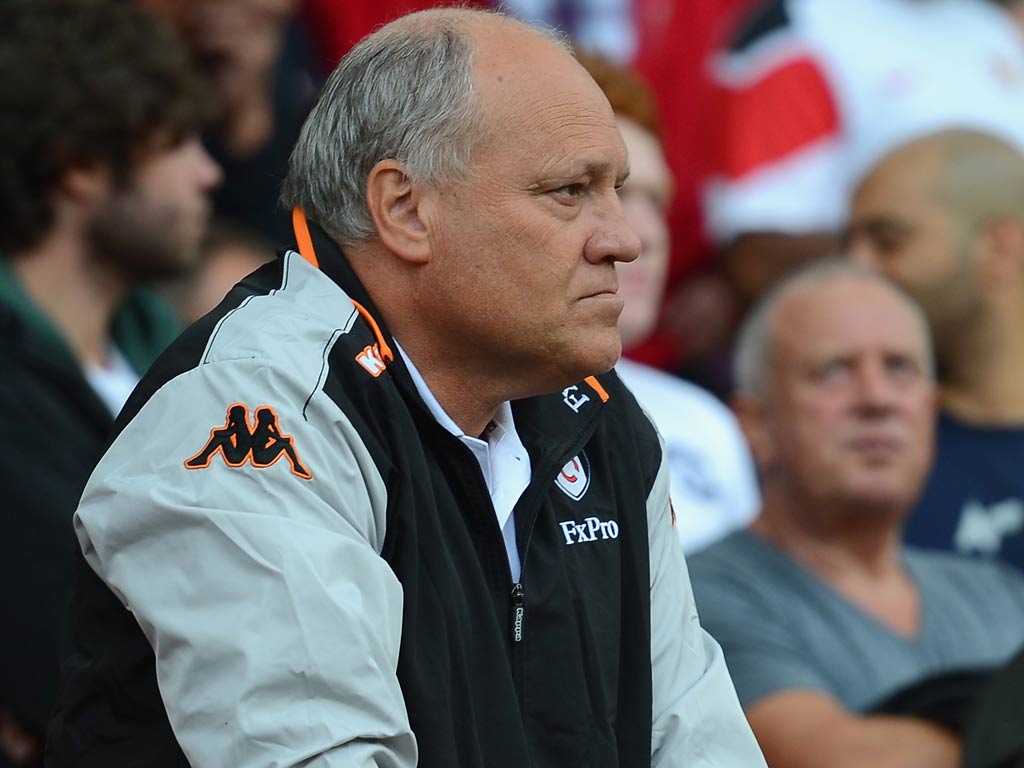 Fulham manager Martin Jol