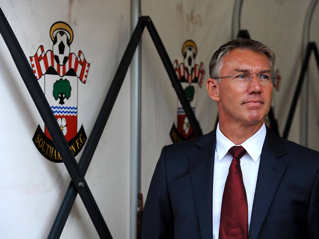 Southampton manager Nigel Adkins