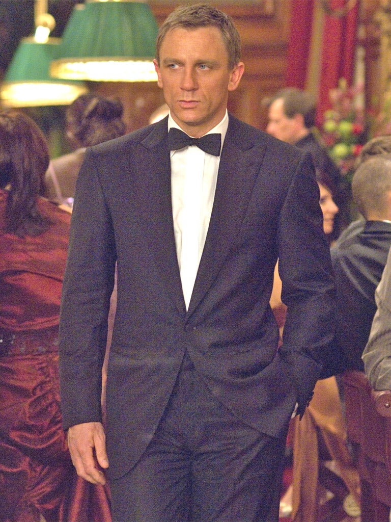 Daniel Craig as James Bond in Casino Royale