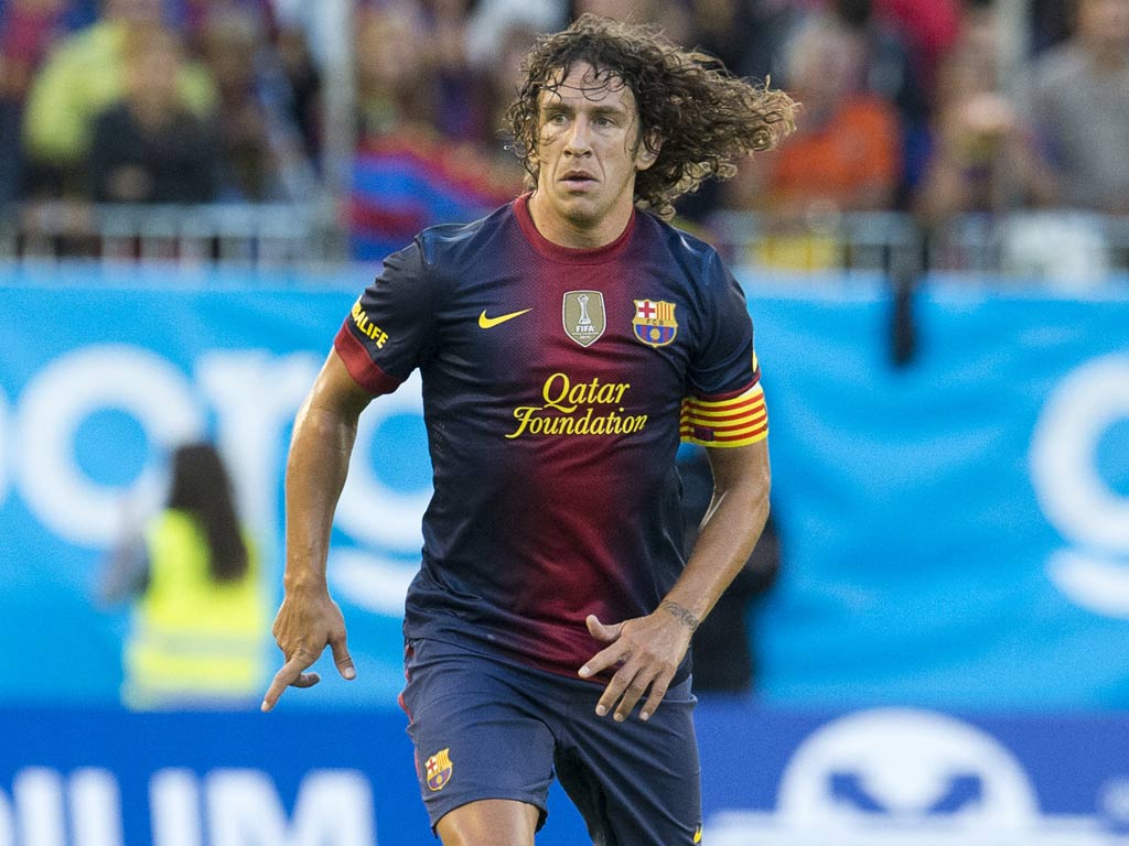 Barcelona defender Carles Puyol