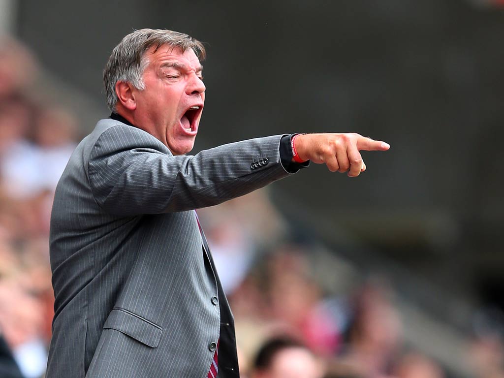 West Ham manager Sam Allardyce