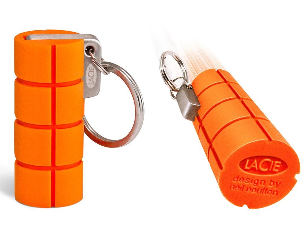 1. LaCie RuggedKey 3

<p>£34.99, lacie.com/uk/</p>

<p>The bottom of a student's bag is dangerous place,so make sure their data is always safe with this rugged 150MB USB stick that resists heat, water and knocks.</p>