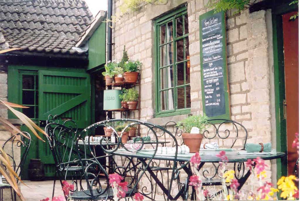 Picturesque: The pub was originally created from three farm cottages in 1890