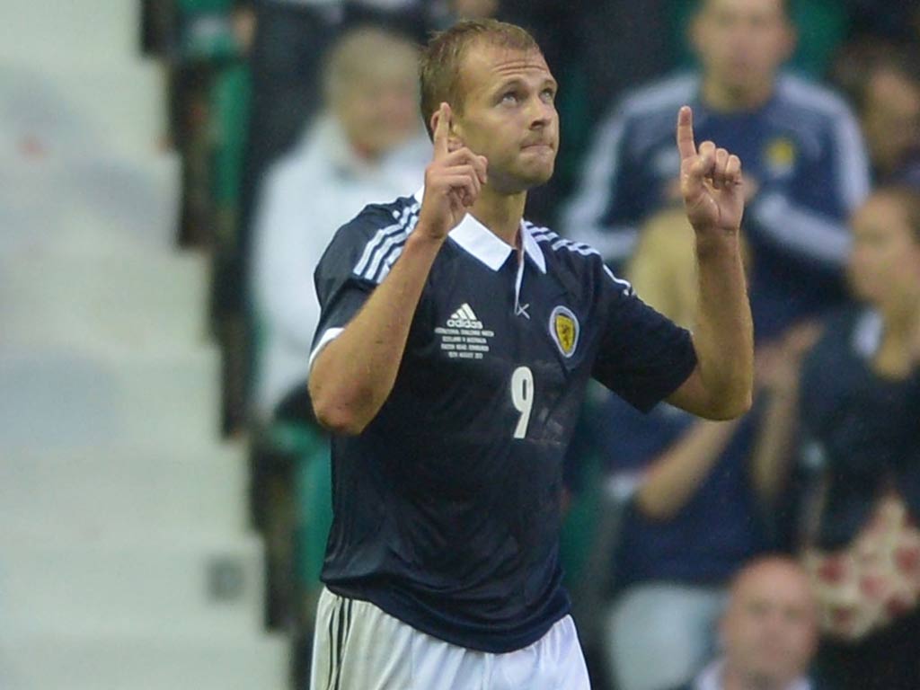 Scotland striker Jordan Rhodes