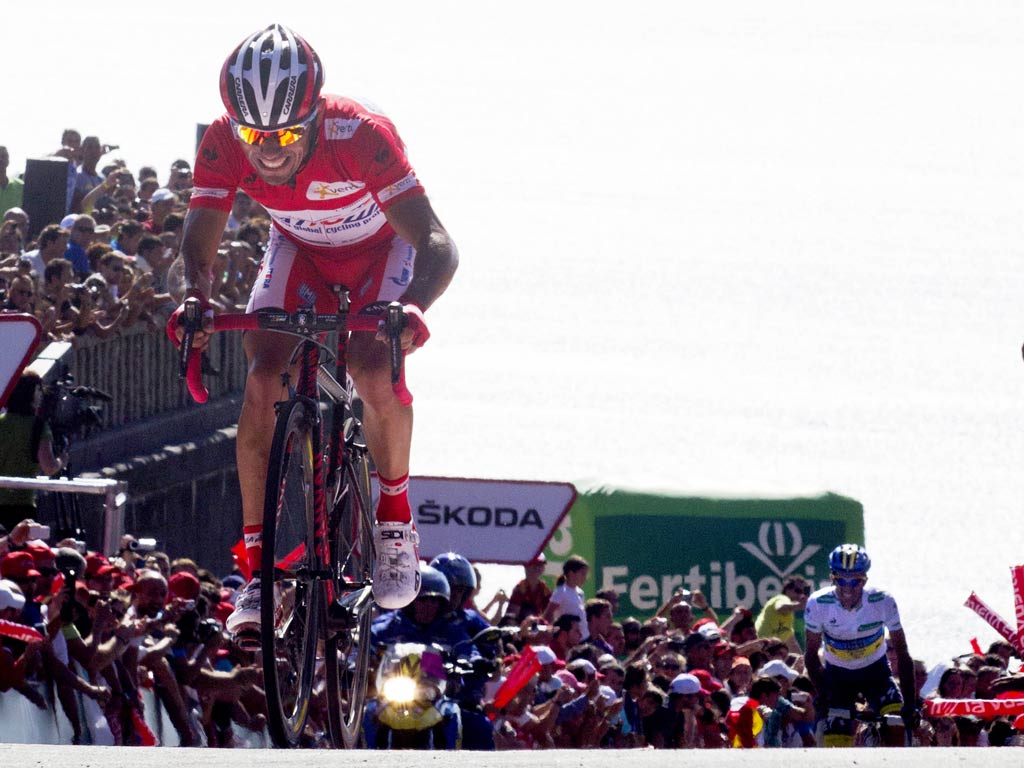 Joaquin Rodriguez pulls away in the final stages