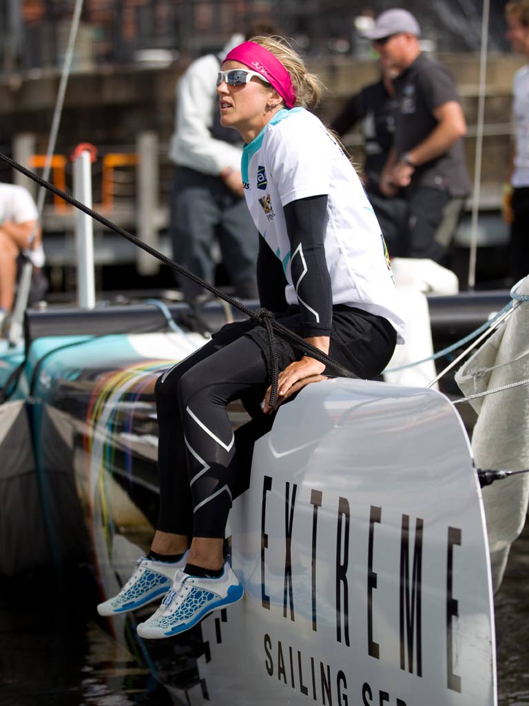 Contemplating her future, USA Olympic gold medallist Anna Tunnicliffe has joined the GAC Pindar team for the Extreme Sailing Series in Cardiff