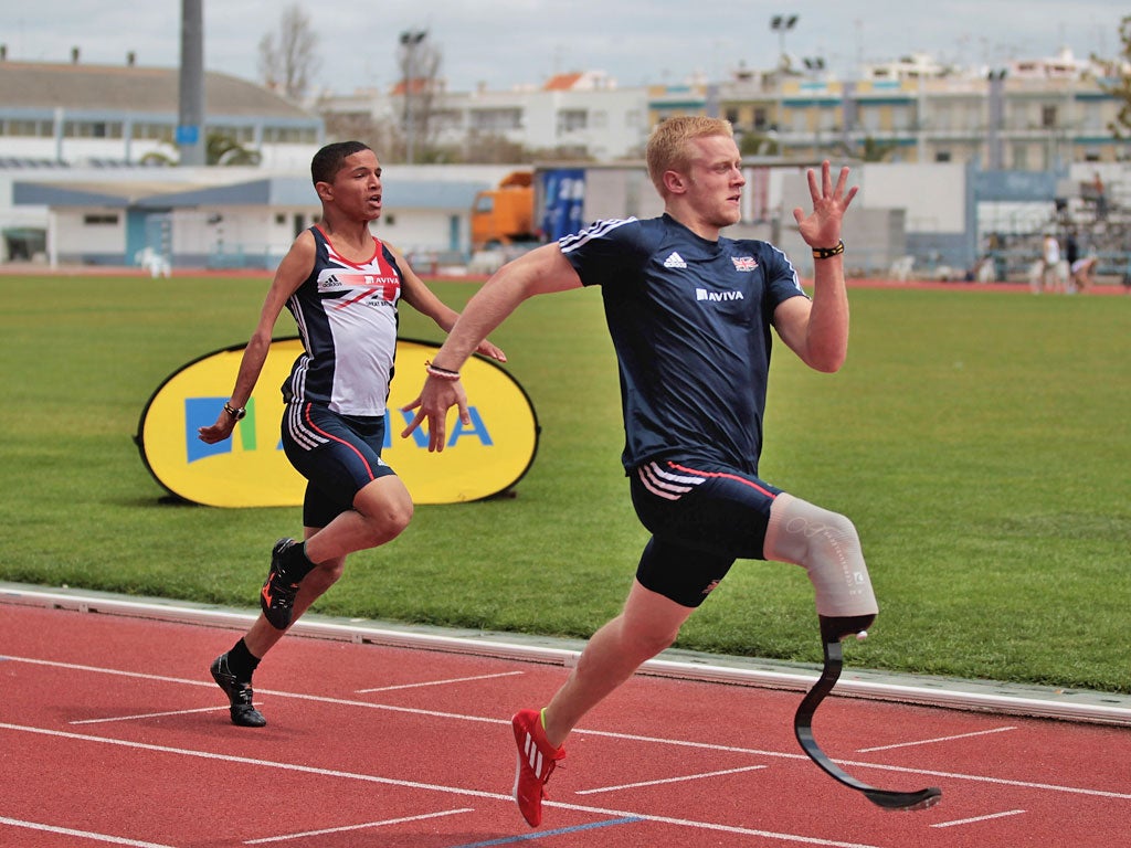 The Games may leave some disabled people feeling they
need to be sporting champions to be valued. If you do, then I'm stuffed!