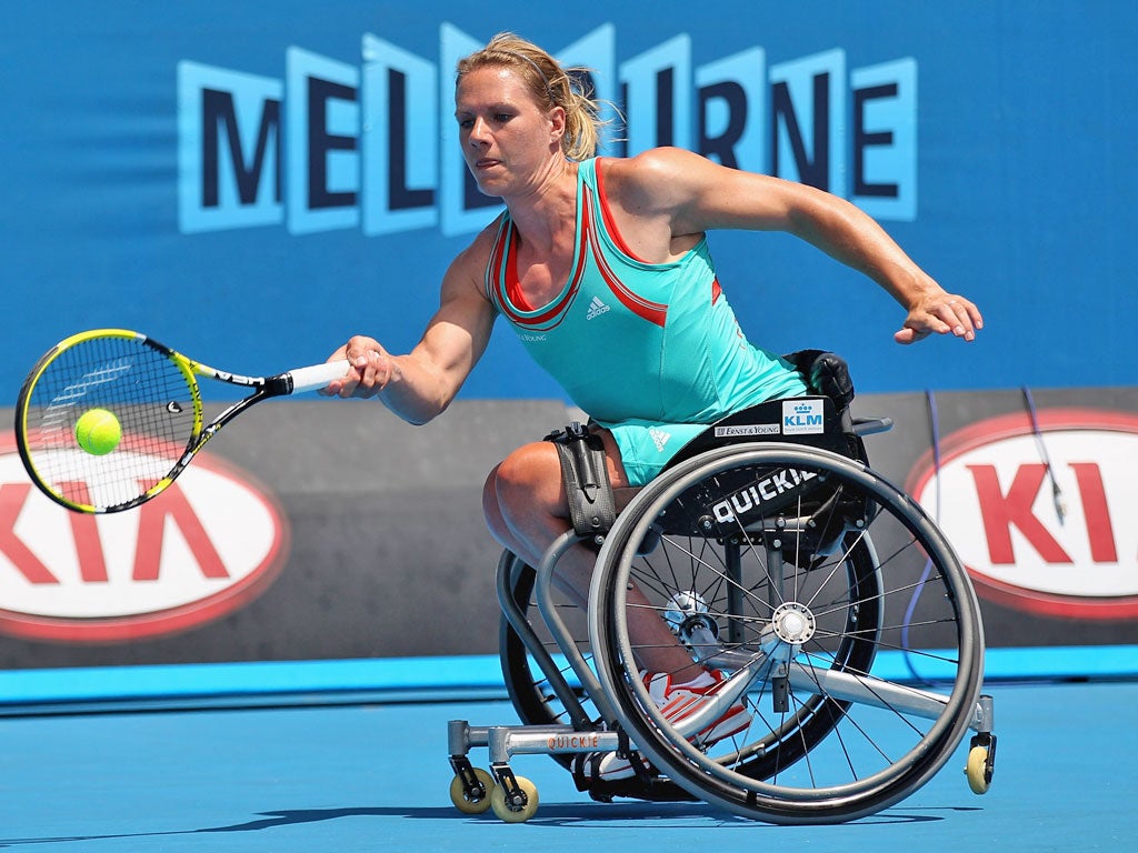 Dutchwoman Esther Vergeer has an incredible record – she has not lost a singles match since 2003