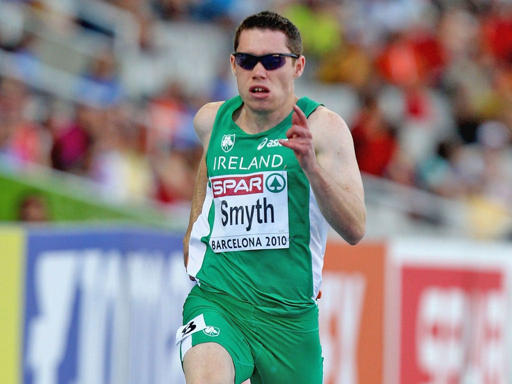 Jason Smyth defends his T13 100m title tonight