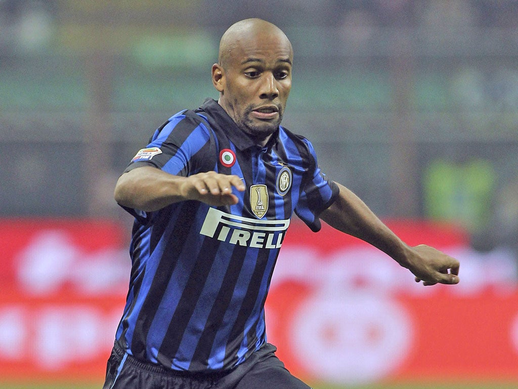 Maicon, now 31, was at Internazionale for six seasons and has won 66 Brazil caps