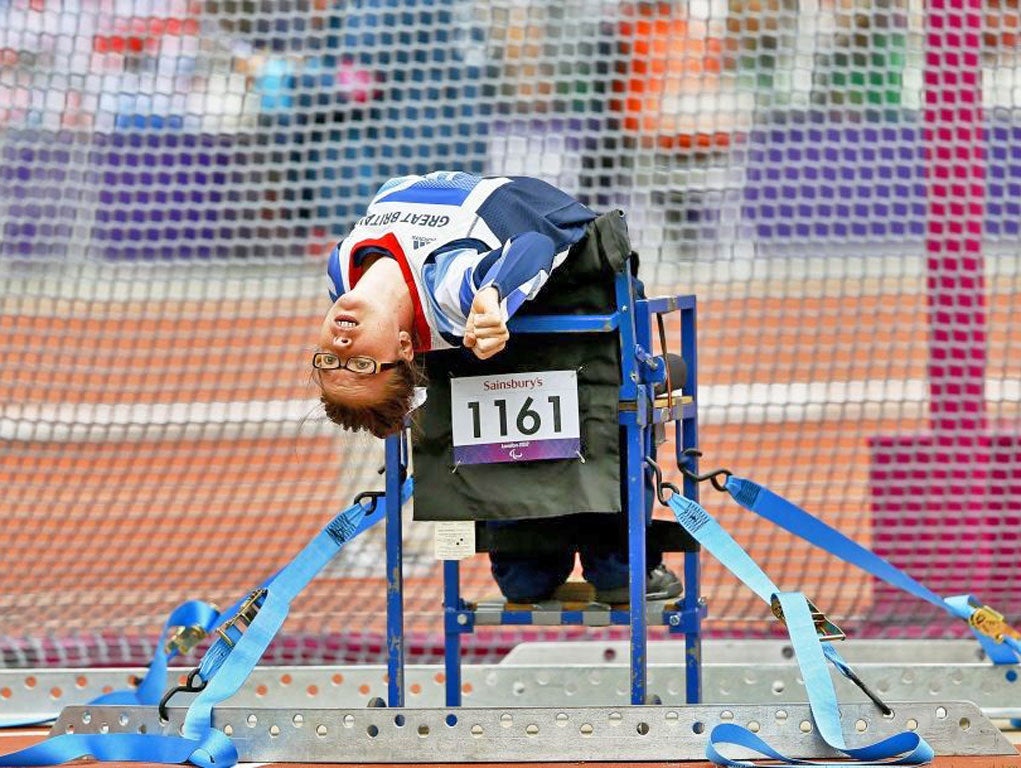 Aled Davies won a bronze medal in the F42/44 shot on Friday