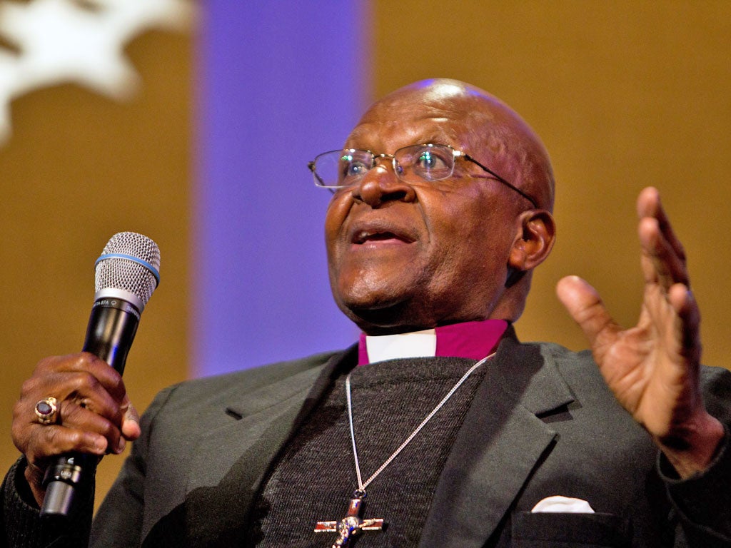 Desmond Tutu: Blair’s support of Iraq
invasion was 'morally indefensible'