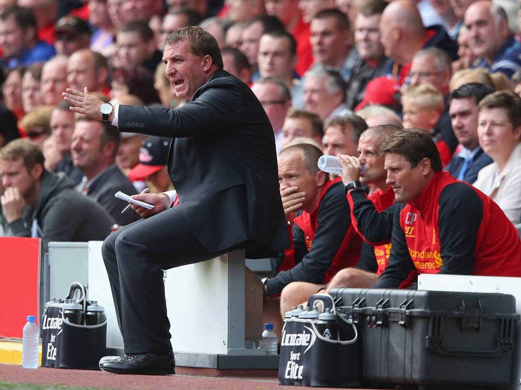 Liverpool manager Brendan Rodgers