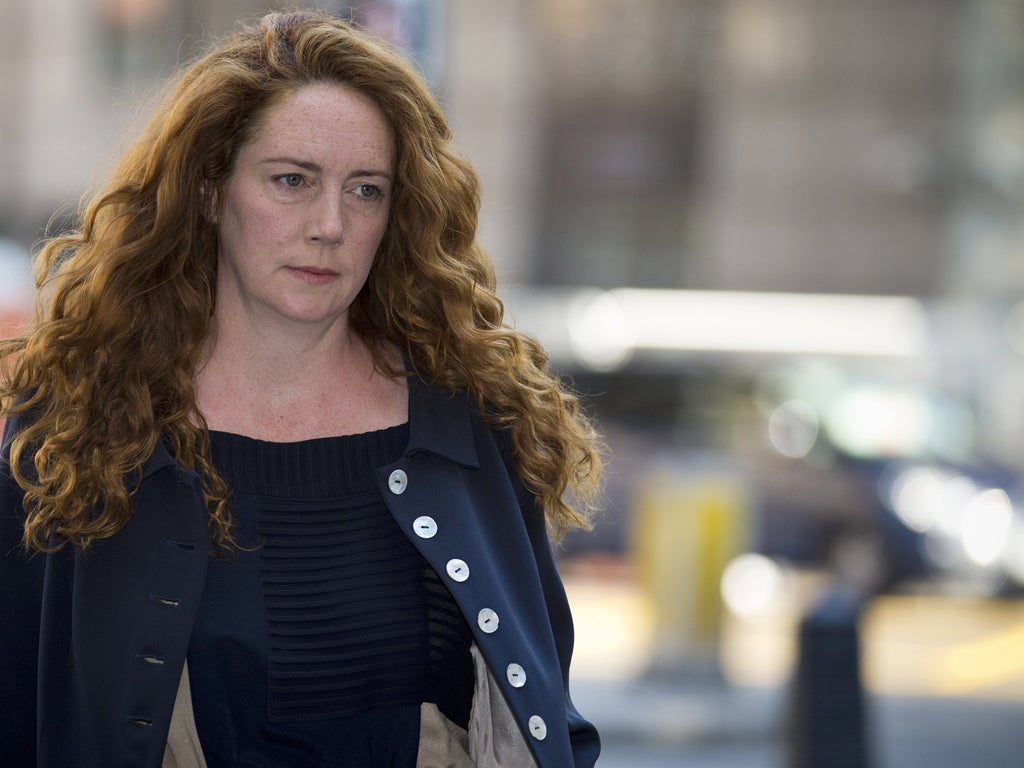Rebekah Brooks arrives at Westminster Magistrates Court this morning