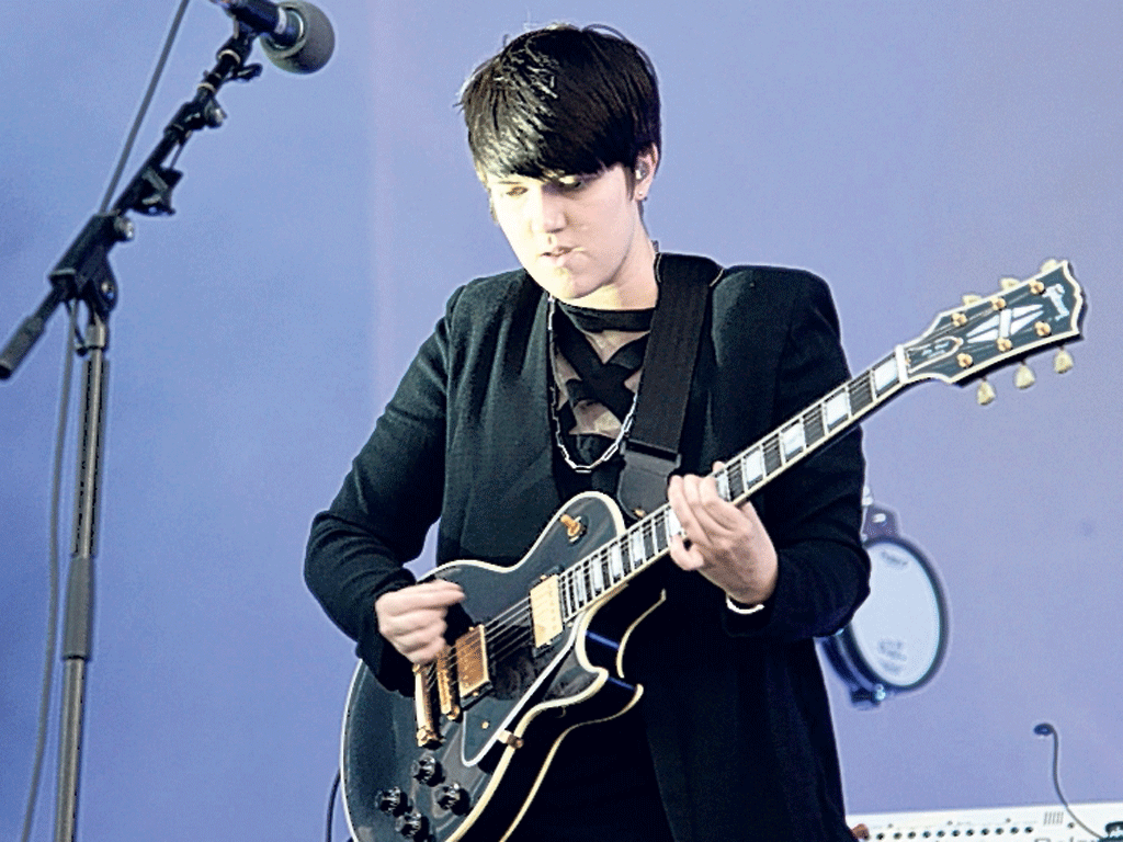 Gaining confidence: Romy Madley Croft of The XX