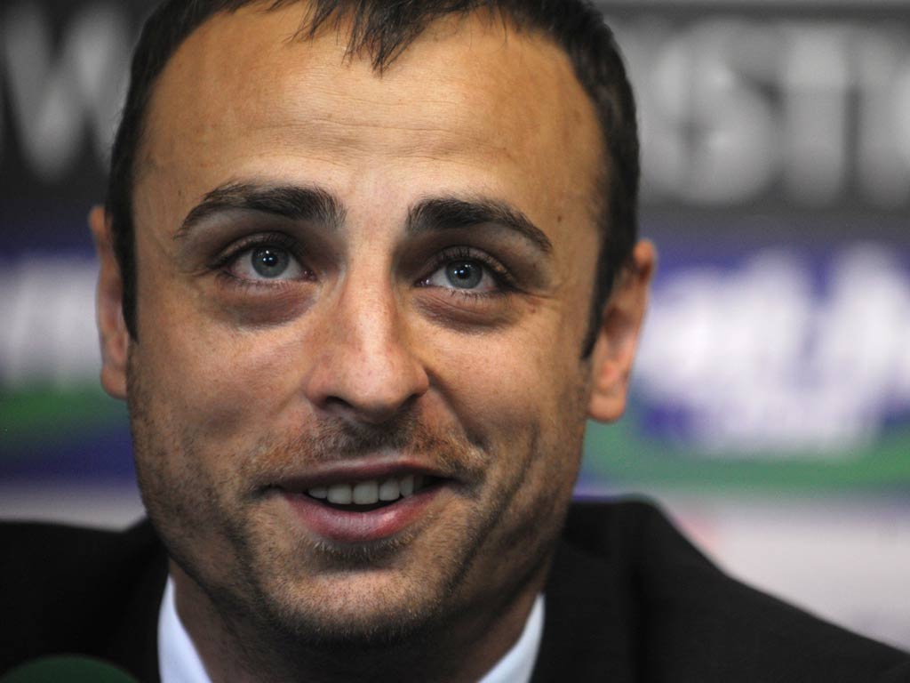 Fulham striker Dimitar Berbatov