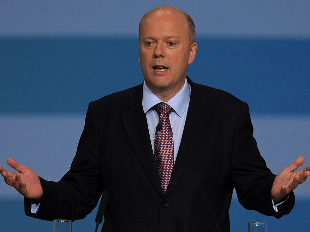 Chris Grayling, who replaced Kenneth Clarke at the Ministry of Justice in the cabinet reshuffle earlier this month, said he had no intention of cutting prisoner numbers