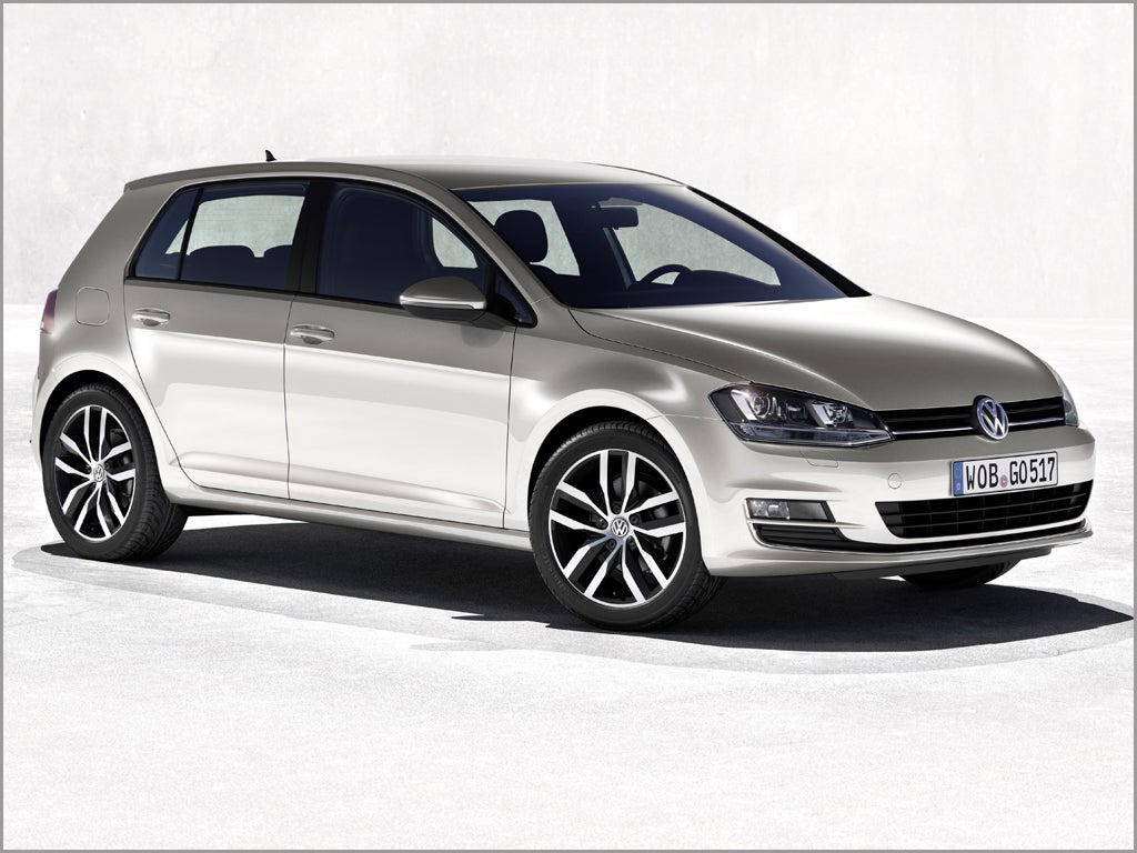 The new Golf a weight saving of 100kg compared with the old model