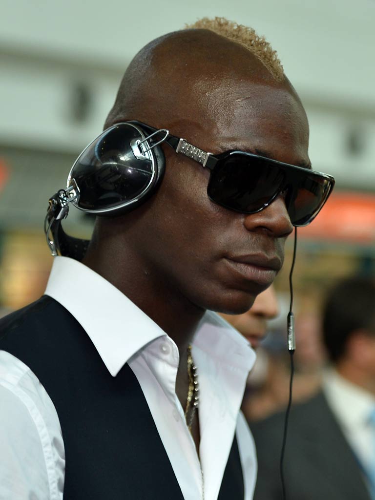 Manchester City striker Mario Balotelli