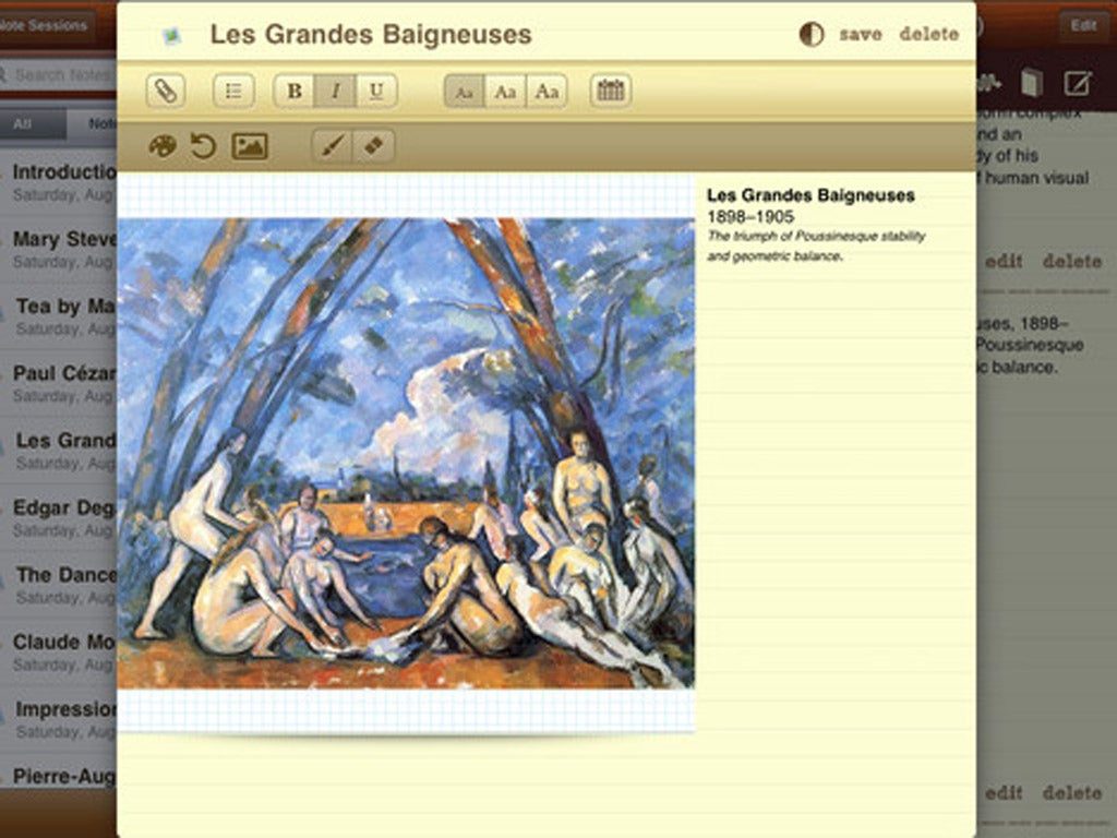 1. Course notes

<p>£2.49, (iPad)</p>

<p>This app is like having your own secretary, something that most GCSE students could probably do with. It keeps all your notes and organises them by subject, so you can quickly review lessons.</p>