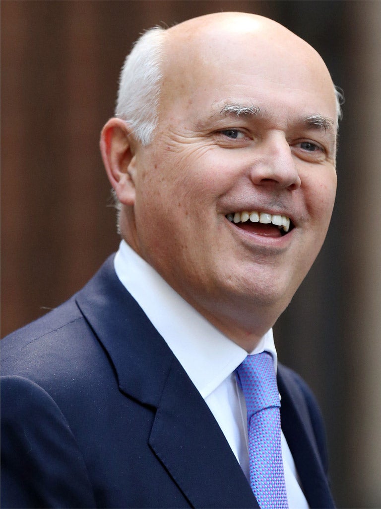 Work and Pensions Secretary Iain Duncan Smith