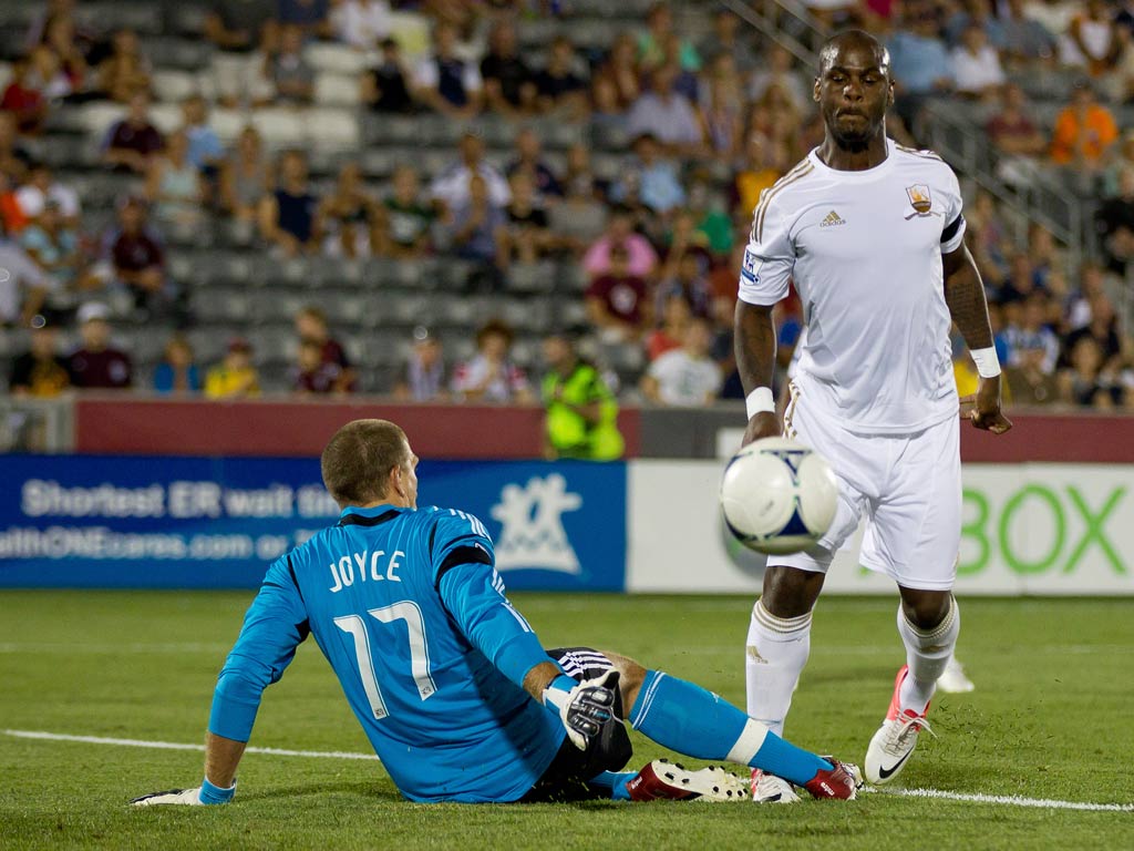 Swansea striker Leroy Lita