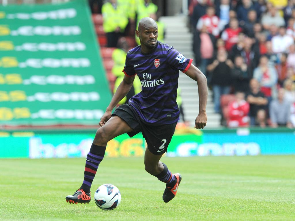 Arsenal midfielder Abou Diaby