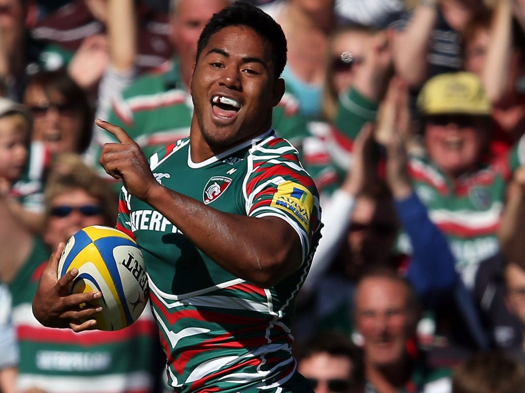 Manu Tuilagi scored two tries