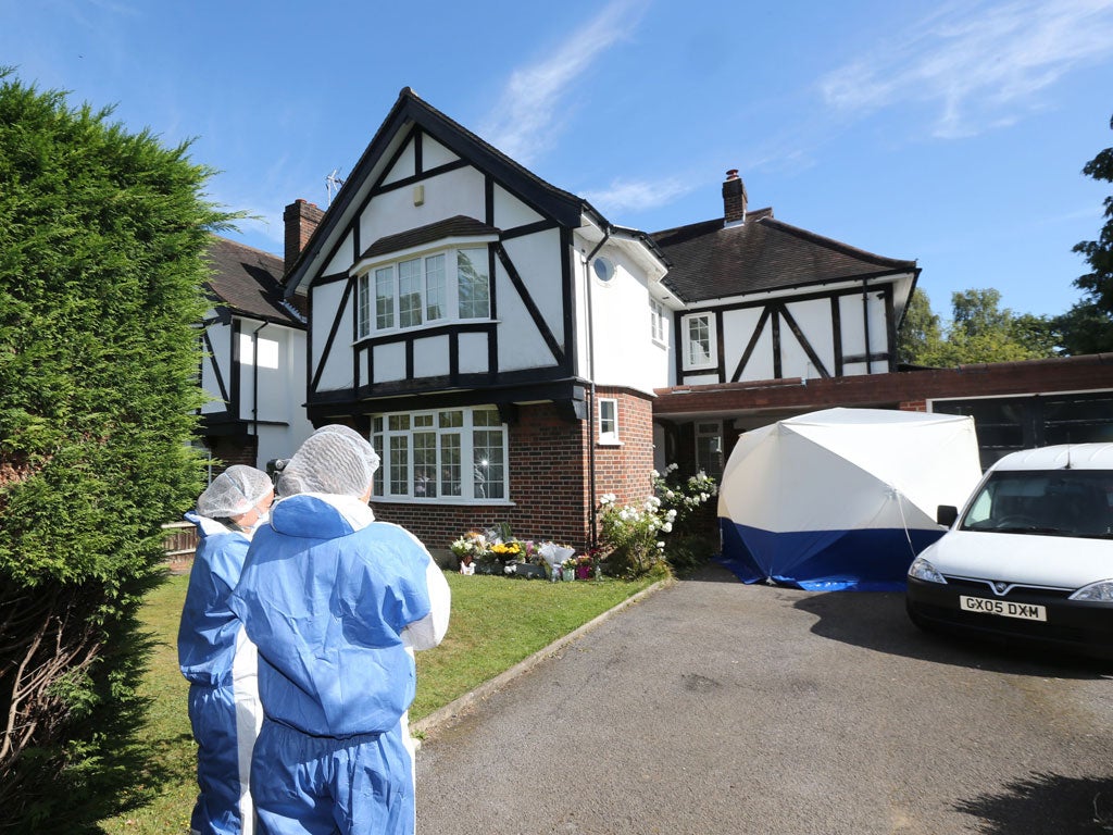 The house in Claygate, Surrey, where the al-Hilli family lived