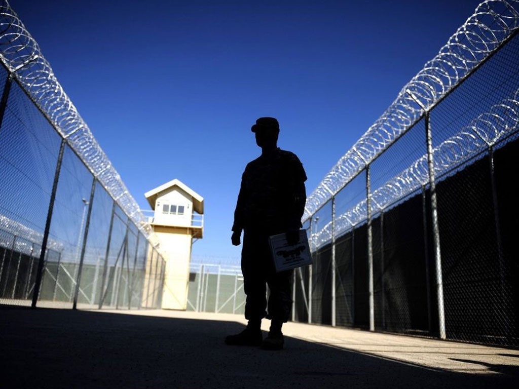 A US captain at Bagram prison, north of Kabul