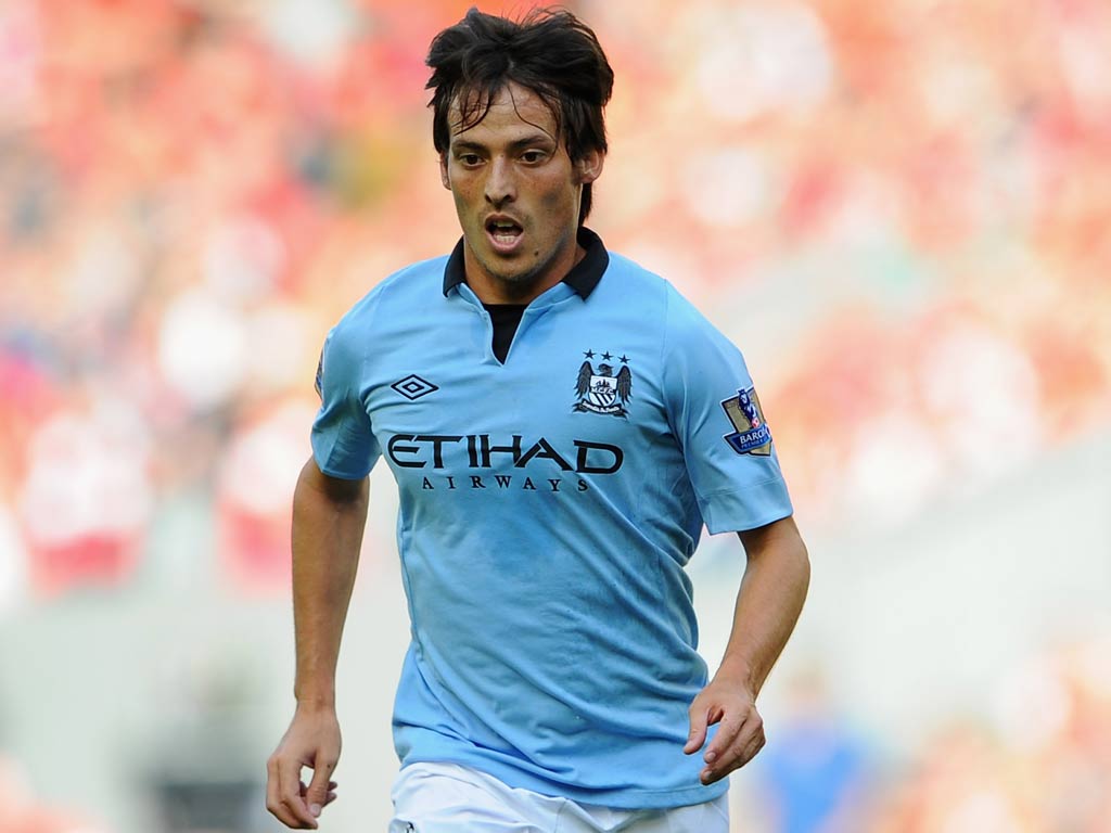 Manchester City midfielder David Silva