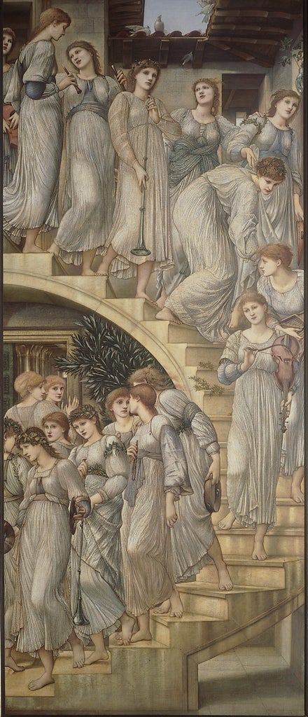 Sir Edward Burne-Jones, The Golden Stairs 1876-80